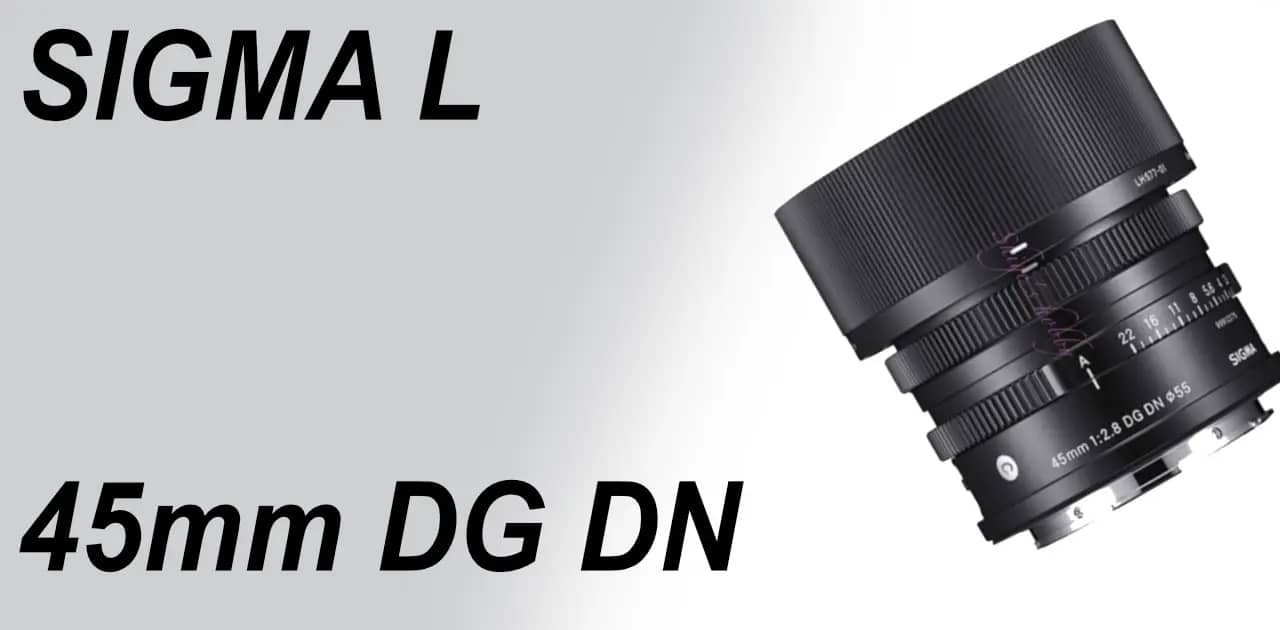 Small full-frame standard lens SIGMA 45mm
