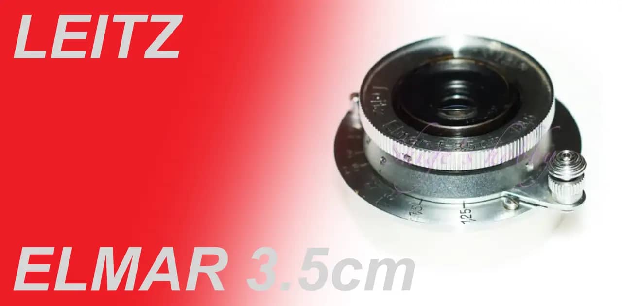 Early wide-angle LEITZ ELMAR 3.5cm F3.5