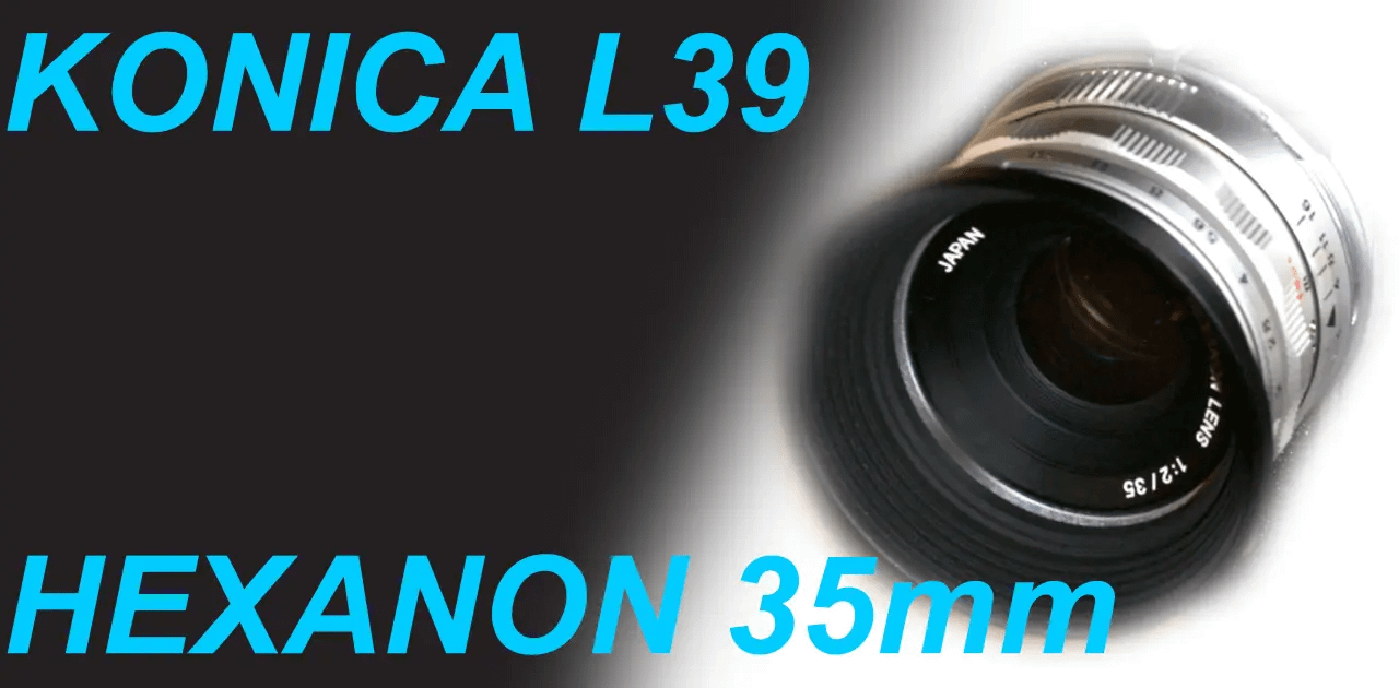 Silver lens barrel L39 HEXANON 35mm