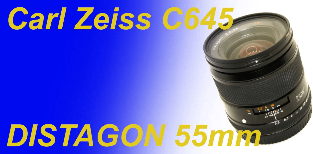 Lightweight standard: DISTAGON 55mm for C645