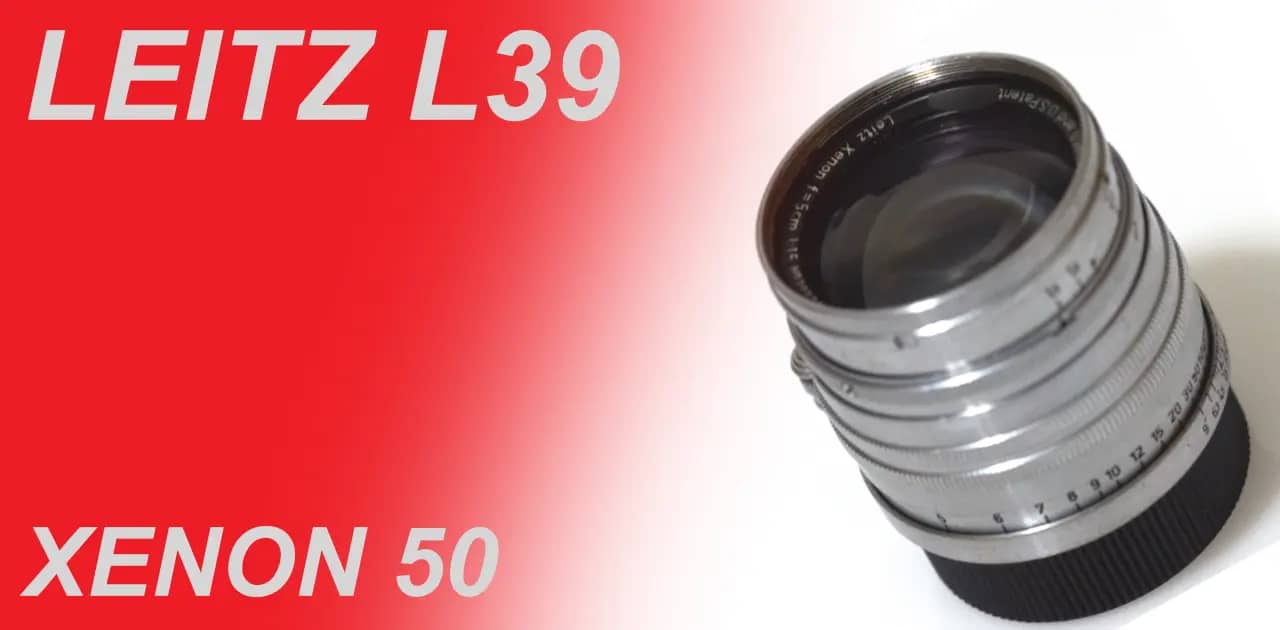 Early large aperture standard lens XENON 5cm F1.5